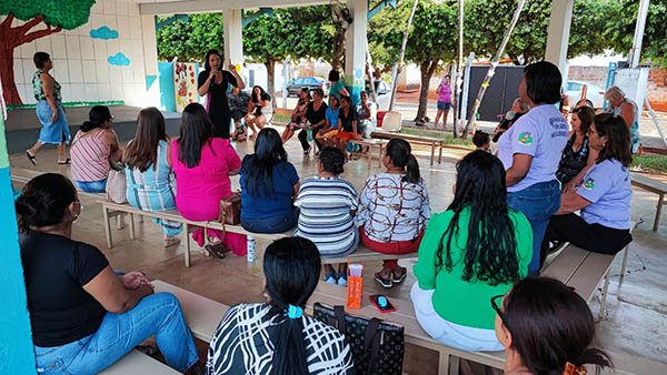 A Procuradoria Especial da Mulher e a Câmara Municipal de Mirassolândia realizando mais um evento de sucesso.