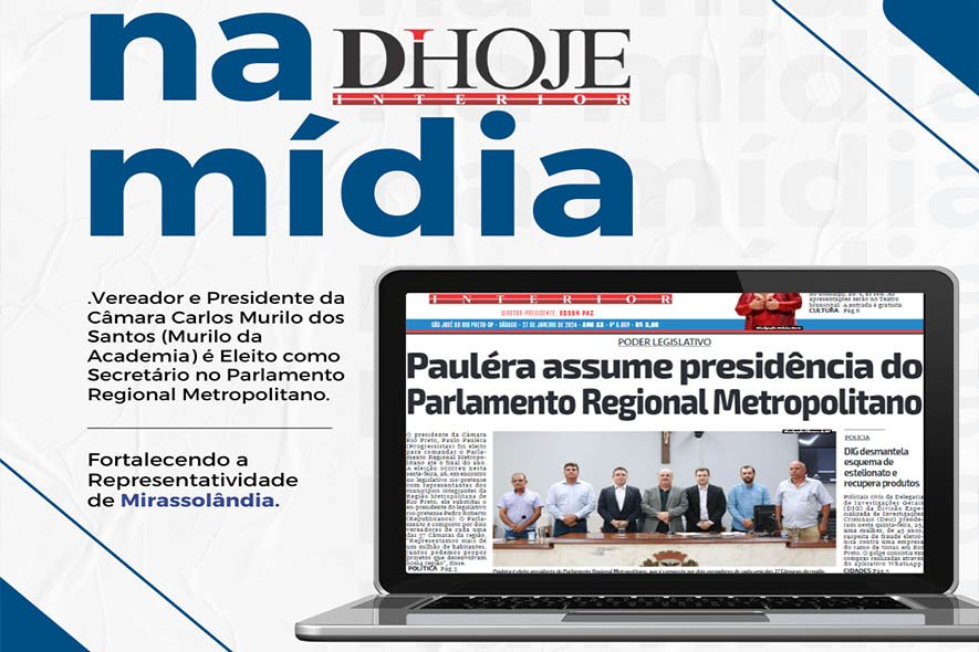 Parlamento Regional Metropolitano: Destaque na Liderança e Representatividade de Mirassolândia